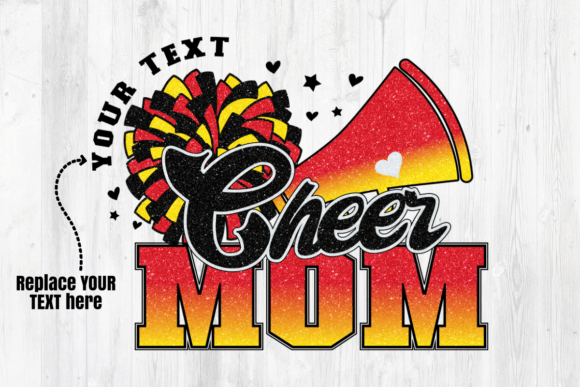 Cheer Mom Red Yellow Sublimation: A Designer's Review