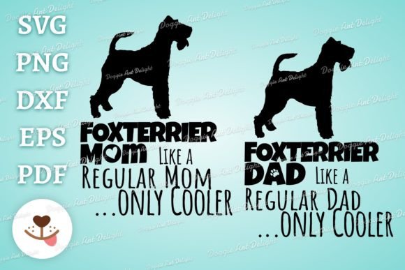 Funny Foxterrier Graphics for Crafts & Selling