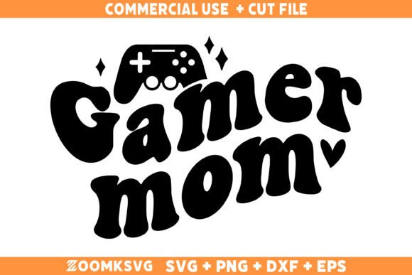 Gamer Mom Graphics for Crafts and Web Design