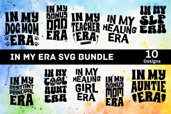 In My Era Bundle: Graphics for Modern Crafts