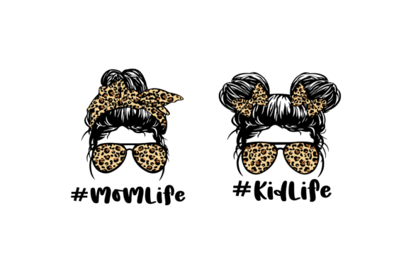 Mom Daughter: A Designer's Take on This Heartfelt Graphic