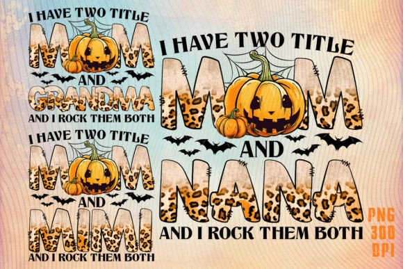 Mom Grandma Halloween Graphics for Crafts