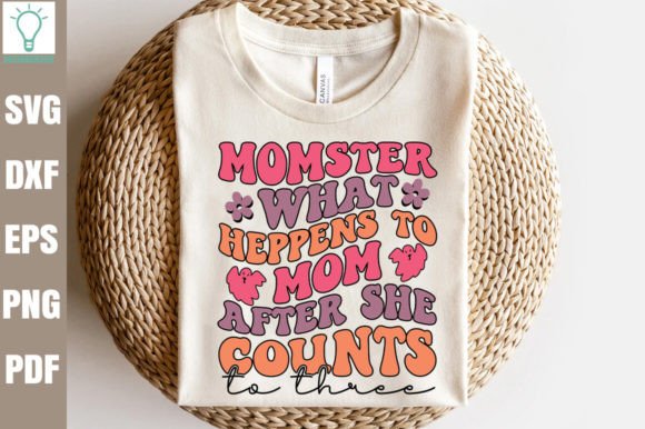 Momster Halloween Graphics for Crafts and Branding