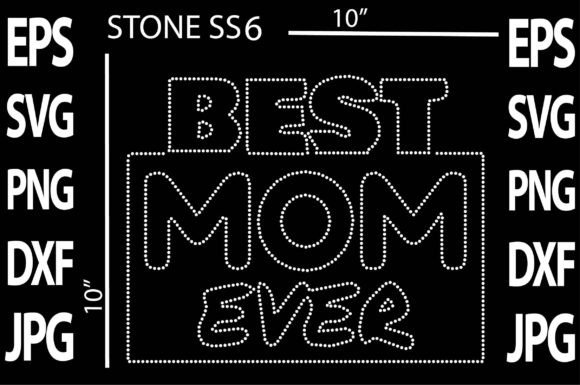 Rhinestone Mom Template: Premium Graphics for Crafts