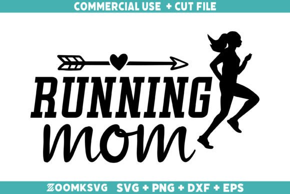 Running Mom Graphics: A Fresh Craft Asset